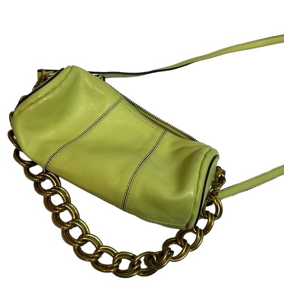 MANU ATELIER Mini Cylinder Bag Green crossbody chain - Picture 5 of 10